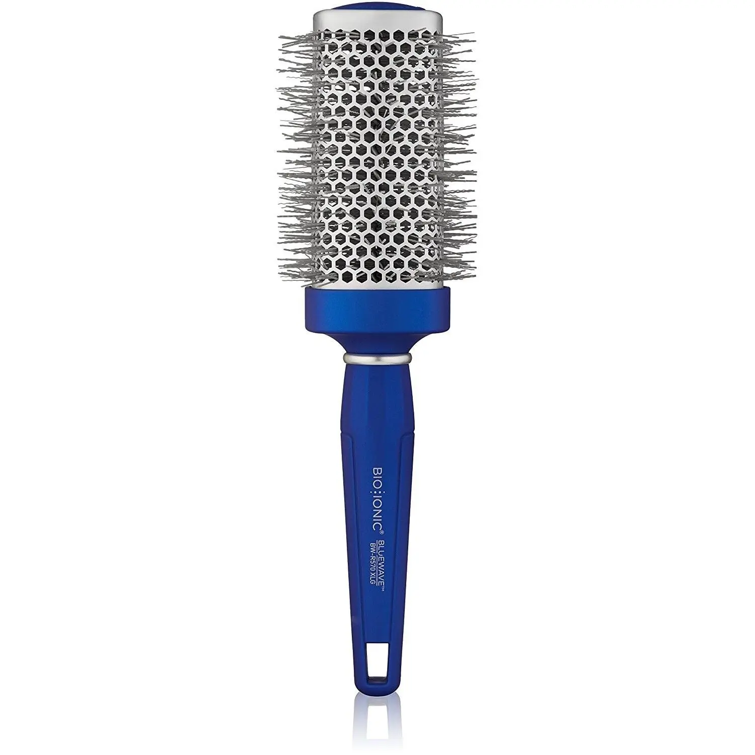 Bio Ionic BlueWave NanoIonic Conditioning Smoothing Brush - Extra Large, 2" Hair Brush for Haircare Styling, Added Tension