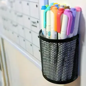 Magnetic Pen Holder for Fridge, Hanging Pen Holder, Marker Pen Holder, Pen Stand, Home Organizer for Office, School, Home, Kitchen