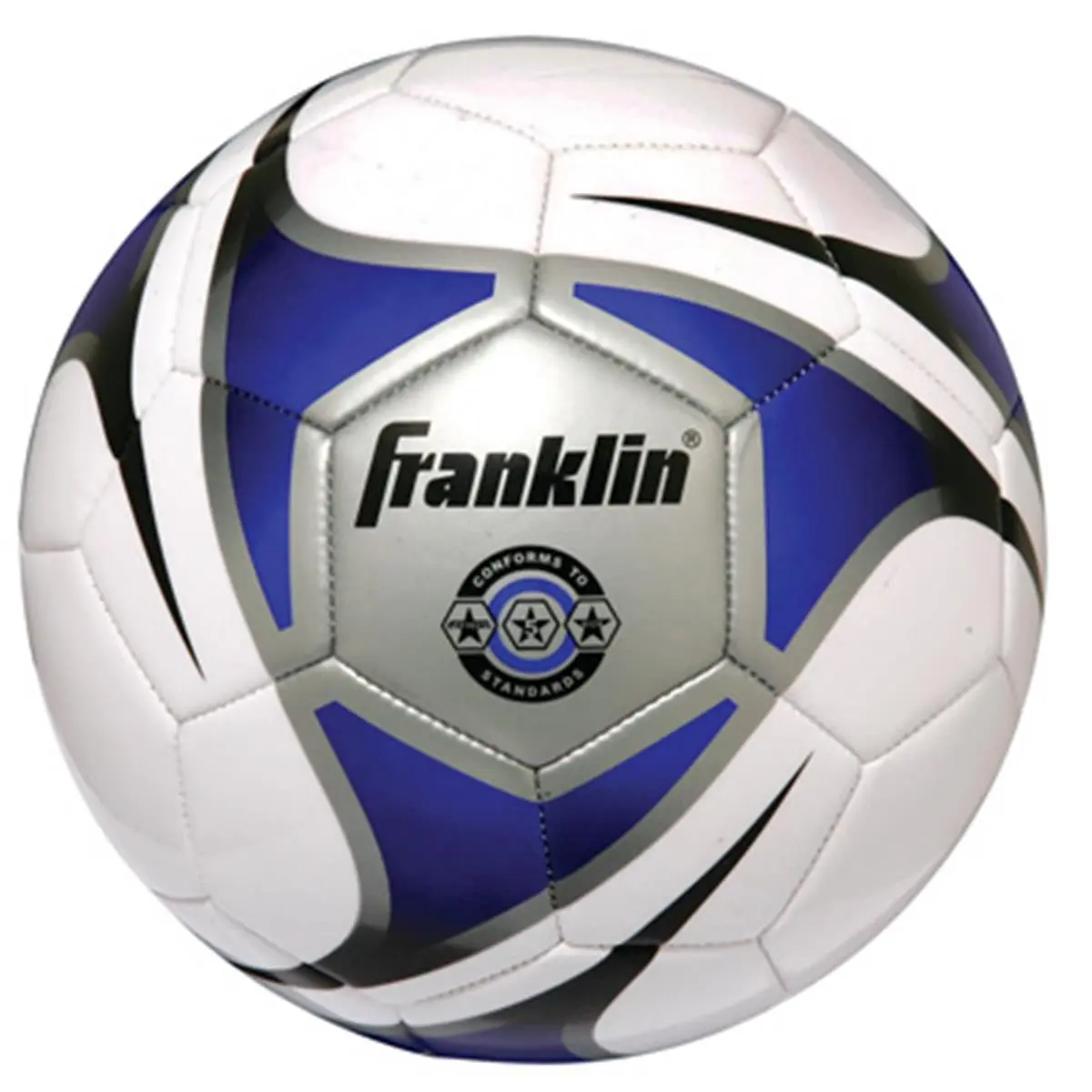 Franklin Official Size 3 Soccer Ball, Cushioned Glossy Cover, High-Performance for Youth Training and Recreational Play