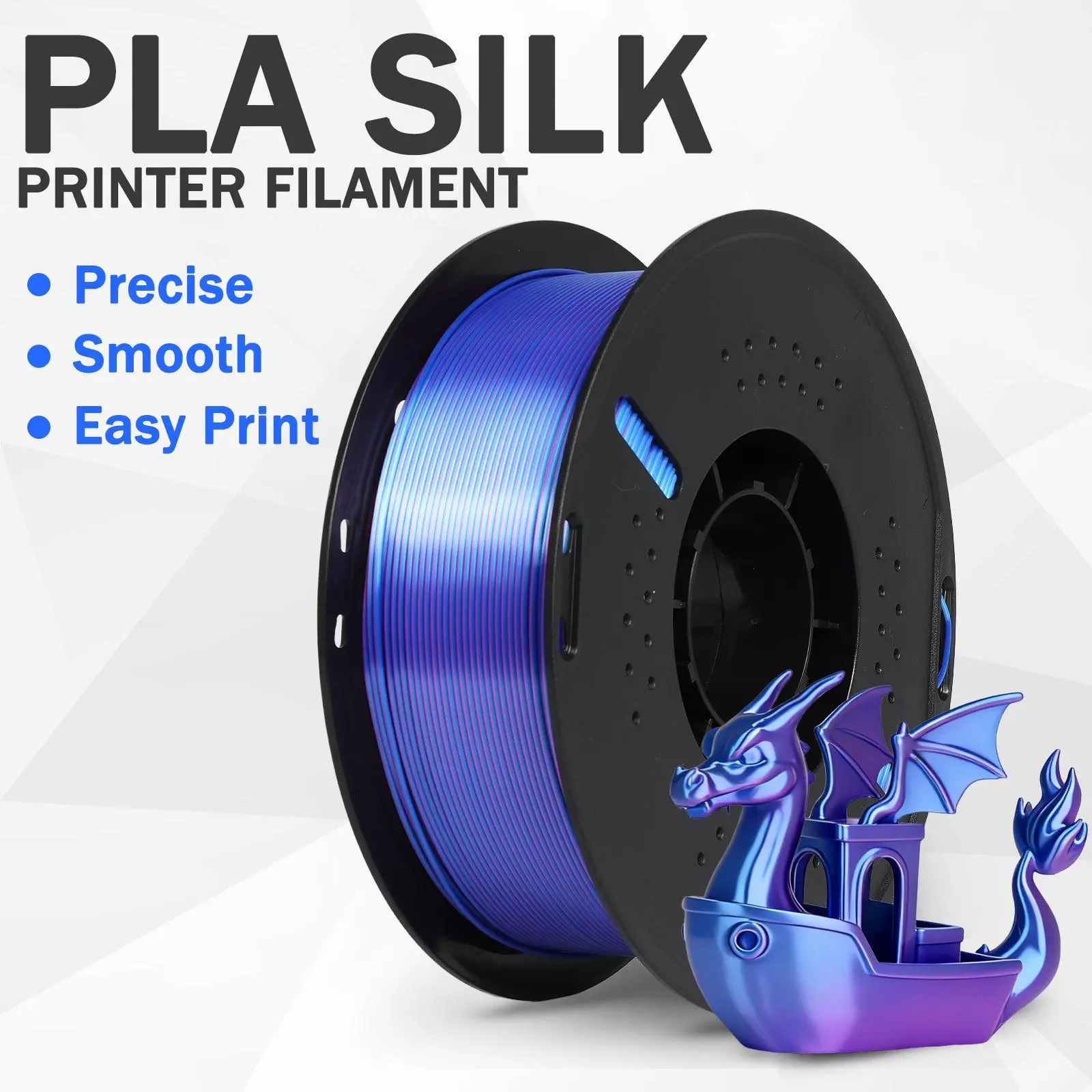 1 Kg Silk Dual-Color Blue Purple