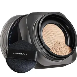 Loose Setting Powder Face Powder Makeup, Waterproof Oil Control Talc-Free 24H Longwear