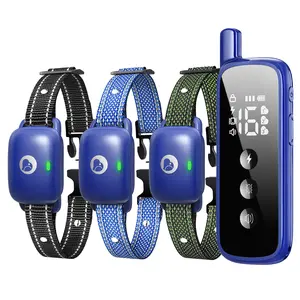Dog Shock Collar Electric Training e-Collar, Anti-Barking Device with Remote, 3 Modes Beep Vibration Shock , Security Lock , IPx7 Waterproof, Up to 2600 Feet Range