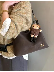 Valentine's Day Women's Crossbody Bag, Vintage Unique Matte Handbag, 2026 New Luxury Fashion Bucket Bag, Stylish Shoulder Bag, Casual Commuter Bag