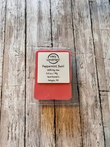 Peppermint Swirl Clamshell