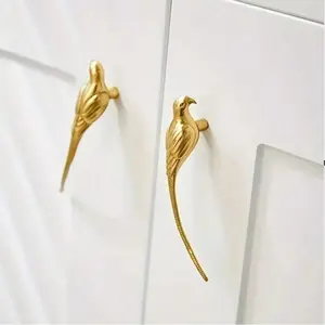 Bird Cabinet Handle, Personalized Wardrobe Pull, Creative Simple High-End Wine Cabinet Drawer Door Handle, Includes Installation Hardware