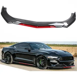 For Ford Mustang Front Bumper Lip Splitter Spoiler Carbon Fiber