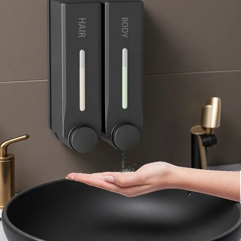 Wall Mounted Soap Dispenser, 300ML Soap Dispenser, Bathroom Supplies for Hand Soap, Shampoo, Body Wash, Kitchen Supplies, Minimalist, Liquid Soap Dispenser, Soap Dispenser Pump