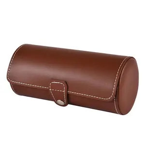 Watch Roll Box, 1 Count Portable Watch Storage Box, Multi-grid Watch Organizer, Durable Watch Storage Box for Home & Travel