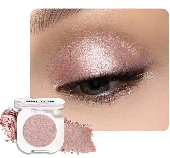 Cream Eyeshadow, Light Gold Sheer Metallic Glow Glitter Eye Shadow for Mature Skin, Lightweight Blendable, Subtle Shimmer, Crease-Proof, Vegan & Cruelty-Free Sombras para Ojos