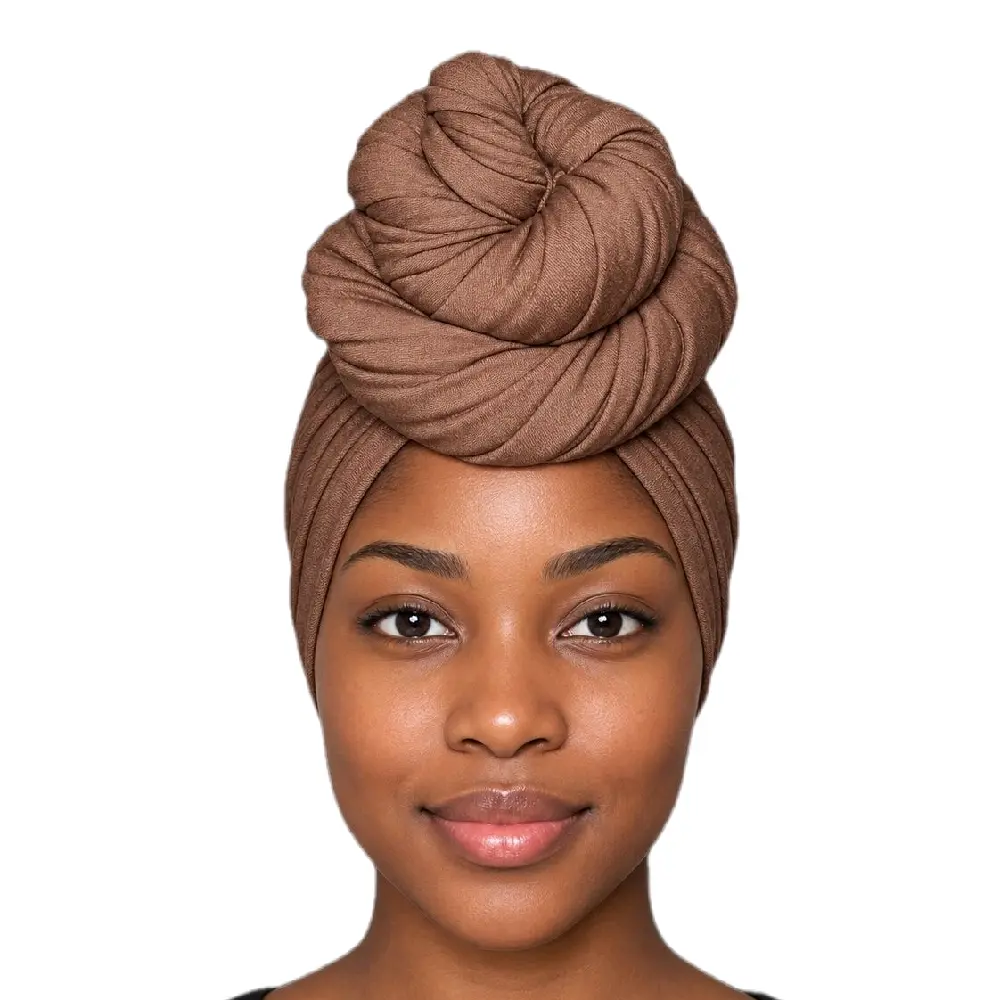 Readi Wrapz Lady's Fashionable Pre-knotted, Casual Female Head Wraps for Everyday Use