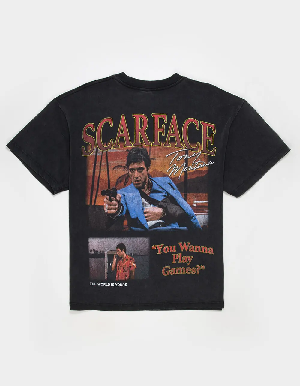 SCARFACE Play Game Mens Boxy Tee