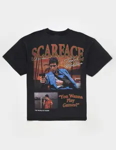 SCARFACE Play Game Mens Boxy Tee
