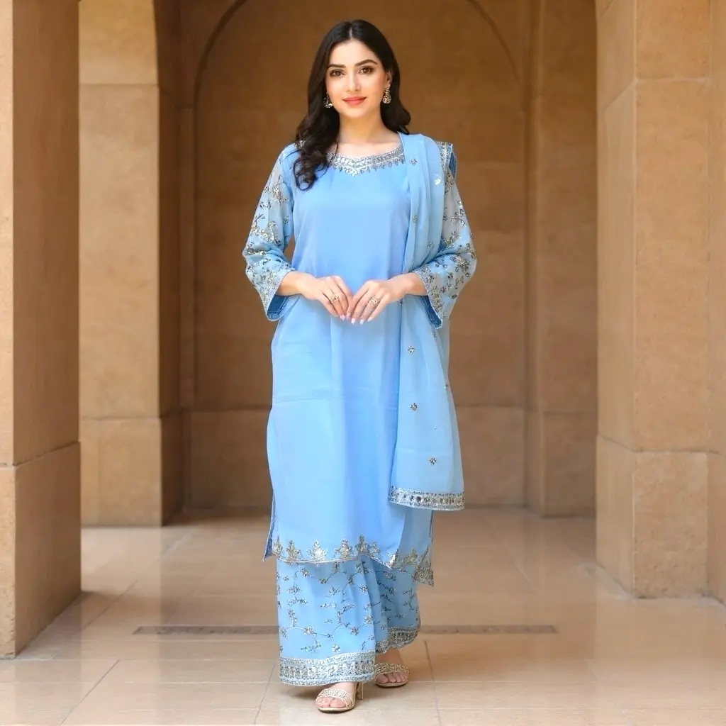 Salwar kameez sharara suit designer