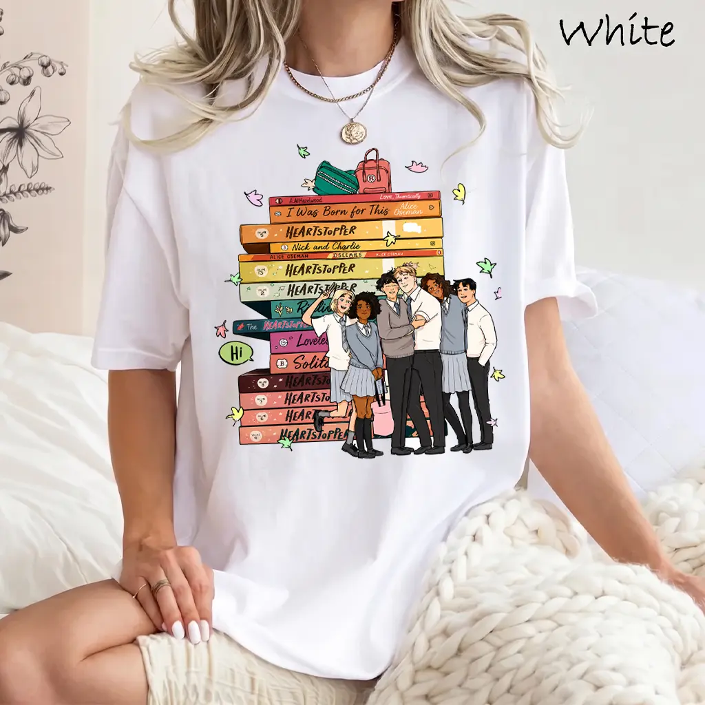 Heartstopper Comic Book Series Version 2 Shirt, Cute BL Movie Halloween Shirt, Halloween Gift
