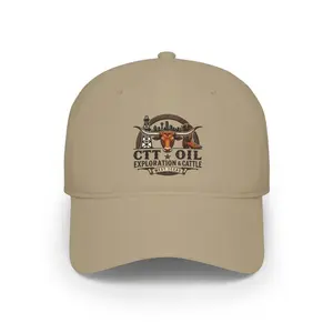 CTT Oil Exploration & Cattle Logo Baseball Cap | Landman Cap All Over Print Baseball Cap Embroidered Cap