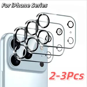 Tempered Glass Camera Lens Protector for Apple iPhone Series 17 16 15 14 13 12 11, HD Clear Full Coverage Protective Anti-Drop, Easy Install, Accessories