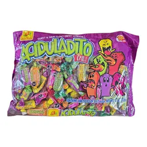 De La Rosa Aciduladito Chili Sweet & Sour Chewy Candy 100 Pieces Bag 17.8 oz