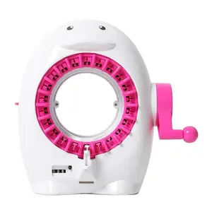 Kids DIY 40 Needle Knitting Machine with Penguin Counter