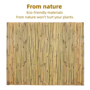 Natural Bamboo Privacy Fence, Eco-Friendly Decorative Screening Roll for Garden,Backyard
