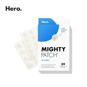 Hero Mighty Patch Invisible+ Patch - Daytime Hydrocolloid Acne Pimple Patches, 39 CT