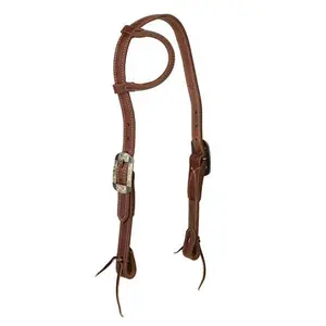 Contoured Sliding Ear Headstall 1"
