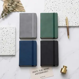 Mini Pocket Journal A7 Notebook with Pen Waterproof Thick Paper Portable Memo Pad for Students Office