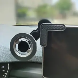 New Car Phone Holder with Extension Pole Base, Strong Magnetic Hands-Free Mount for Smartphones, Universal Fit Car Accessory, Car Cellphone Mount, Vehicle Mount