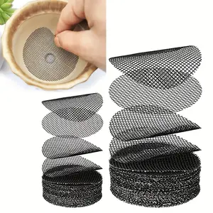 50pcs Mesh Round - Soil Retention & Drainage Protection Plant Support Screens for Garden and Lawn Care