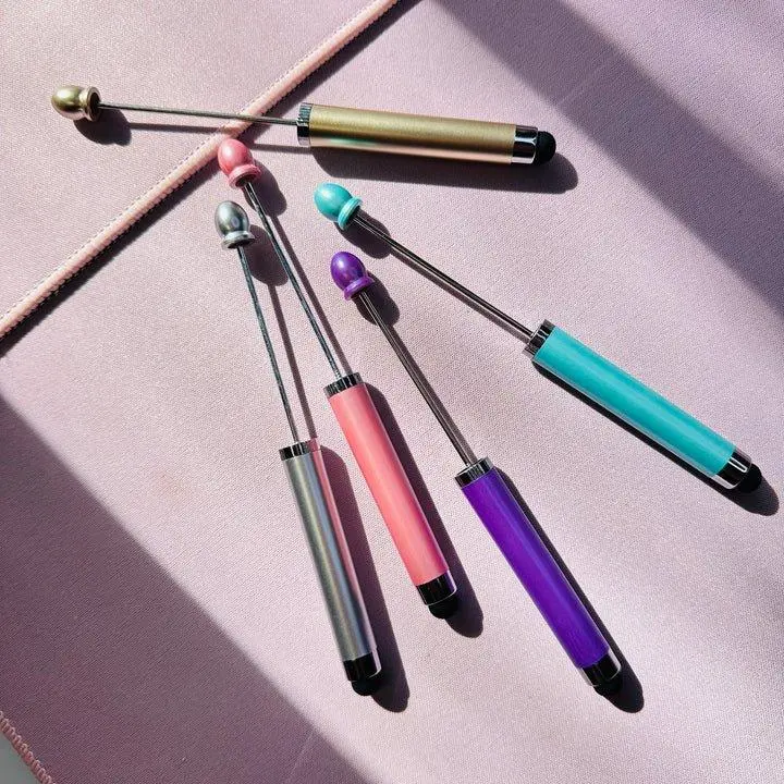 2 in 1 Beadable Stylus Pen, DIY Beading & Jewelry Making Craft Supply for Kids