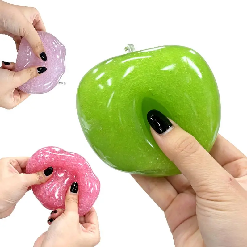 Chiboki Unisex Silicone Squishies Toys - Realistic Slushy Texture Green, Non-Rebound Moldable Aesthetic Faseline Filling, ASMR Play Sensory Fidget Stress Relief Toys