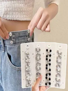 Women's Fashionable Metal Belt Buckle, Casual Waistband Tightener for Jeans, Street Style Belt, Fashion Belt for Party, Daily Clothing Decor, Trendy All-match & Exquisite Belt for Gift, Adjustable Belt, Casual Modern Waistband