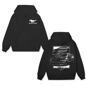 🏎️[Fall Outfits] S550 Mustang GT Hoodie/T-Shirt/Sweatshirt – 2-Sided Car Graphic Apparel, Classic American Muscle Car Streetwear, Unisex Pullover, Cozy Oversized Hoodie, Perfect Gift for Car Lovers, Mustang Enthusiasts & Auto Fans, Performance Car Merch
