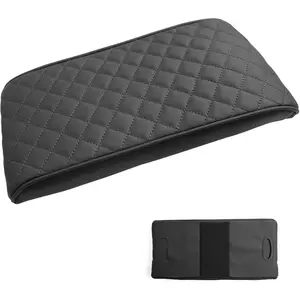 for 2024 2025 Hyundai Santa Fe Armrest Cover for Hyundai Santa Fe 2025 Accessories 2024 2025 Santa Fe Center Console Cover 2024 2025 Santa Fe Middle Console Cover Pad Argyle Pattern