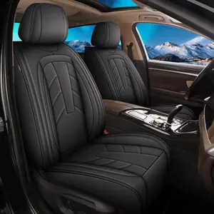 Car Seat Covers For 2/5 Seats, Full Set Universal SeatCoversfor Cars, Waterproof PU Leather Auto Seat ProtectorsCarinteriors Fit For Nissan /Honda /Civic /CRV /Hrv /Kia/Sorento/Toyota /Corolla /4Runner /Camry /Hyundai /Mazda