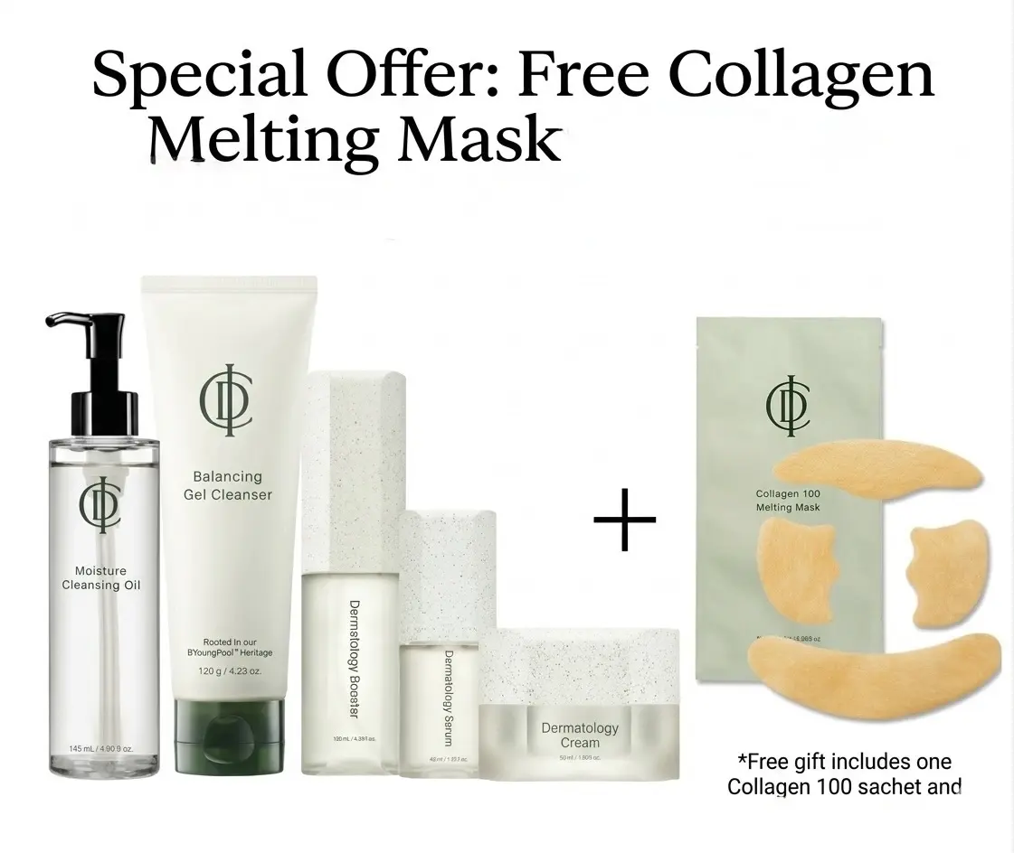 INCELLDERM Essential Double Cleanse RIMAN Ritual - Balancing Gel Cleanser+ FREE Collagen Melting sheet mask