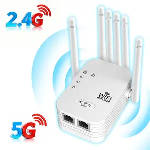 WiFi Boosters & Range Extenders,2026 WiFi Extender Signal Booster for Home & Outdoor Covers up to 50+ Devices and 3000 Sq.ft,2 working modes(Repeater Mode and AP Mode),AC1200Mbps,Low Latency