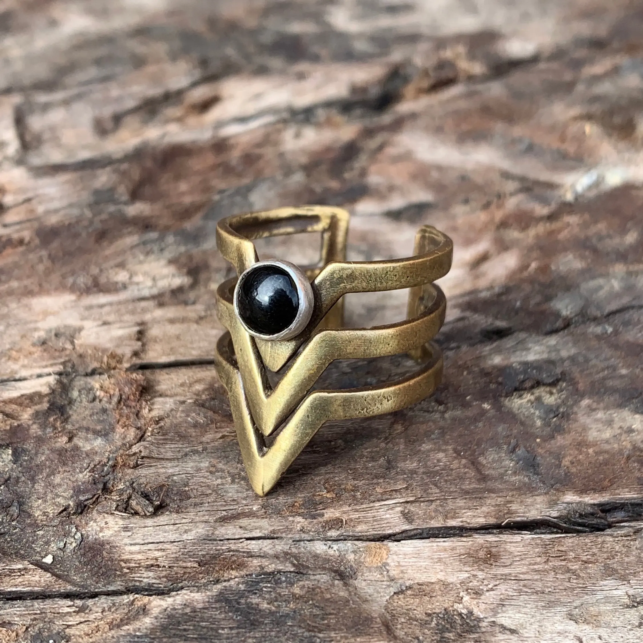 Brass Ethereal Rings