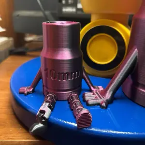 Milton 10mm socket buddy in purple/black blend - other colors available.