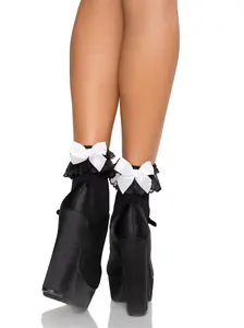 Lola Ruffle Bow Ankle Socks