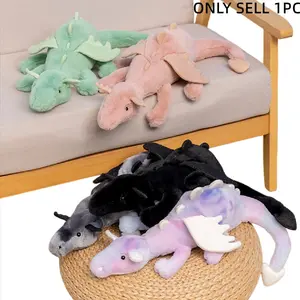 Sky Dragon Plush Doll, Multi-Size Multi-Color Cool Shiny, PP Cotton Filled Hugging Sofa Pillow Gift for Girlfriend Valentine's Day Birthday