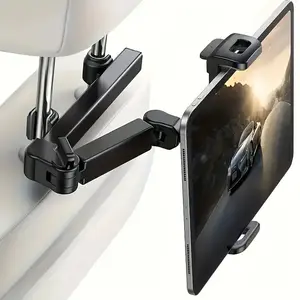 Car Headrest Tablet Holder Adjustable Tablet Car Mount for Back Seat, Road Trip Essentials for Kids, iPad Pro, Air, Mini, Galaxy, Fire Versatile Compatibility Versatile Compatibility