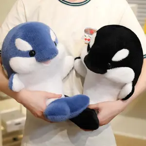 35/50cm Kawaii Killer Whale Plush Toys Stuffed Orcinus Orca Fish Doll Cute Shark Cartoon Soft Sleep Pillow Kids Girls Baby Gift