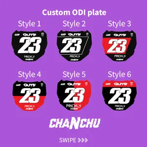 Customizable ODI E-Bike Number Plate Decal - Made to order Customizable ODI E-Bike Number Plate Decal - Made to order