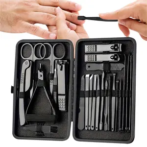 ISEMENA Professional Nail Clipper Set with Storage Case,8 Counts/24pcs/15pcs  Personal Care Tools Accessories Finger and Toe,Nail Care Tool for Home & Travel, Body Care - Christmas/New Year Gifts