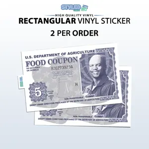 funny terry crews food coupon rectangle vinyl sticker