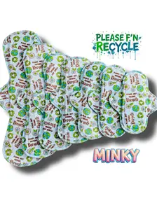 PAD PLEASE F'N RECYLE (MINKY)