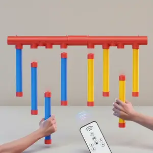 Double Stick Catch Game, Fast Reaction Training Toy, Indoor Fun Activity, Family Fun Game, Christmas Gift for Kids & Adults, Requff catching sticks game reflex game reflex sticks reaction time training reflex drop sticks challenge game reaction