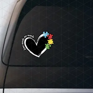 Autism Awareness Vinyl Stickers - Durable Car Exterior Accessories Sticker For Cars Car Decal Vehicle Exterior Decoration