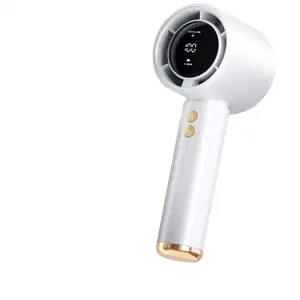 Portable Fan with 10-Hour Cooling, Personal Handheld Fan with LED Display, Metal Case, 10000 Rpm Power, 1800mah Battery, Travel Essential Gift for Men, High Speed Fan