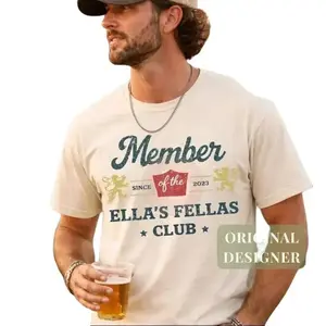 [Sale Up To 45%] Retro Ellas Fellas Club T-shirt, Western Country Concert Graphic Tee, Vintage Rodeo Music Fan Tee, Gift For Her Him